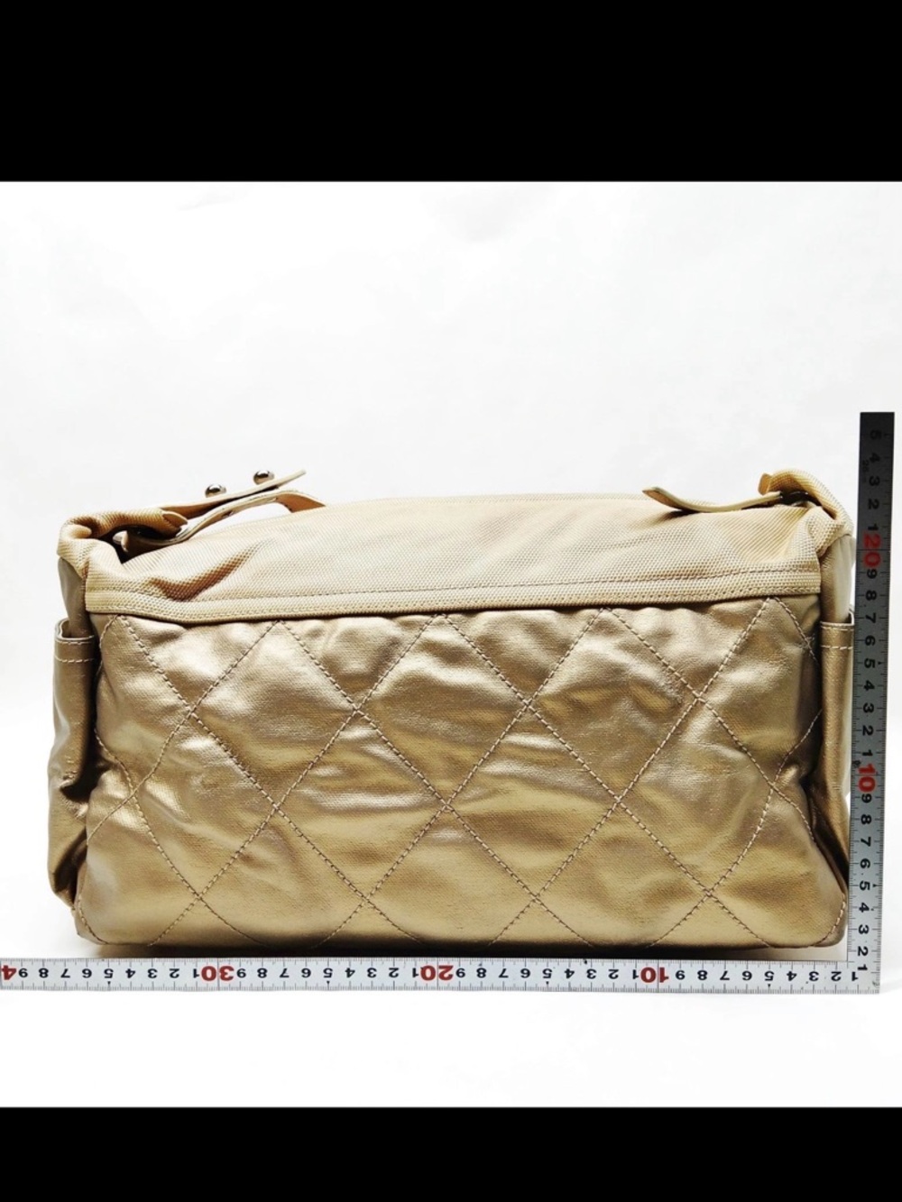 Chanel Metallic Gold Paris Biarritz shoulder Bag - Picture 2 of 9